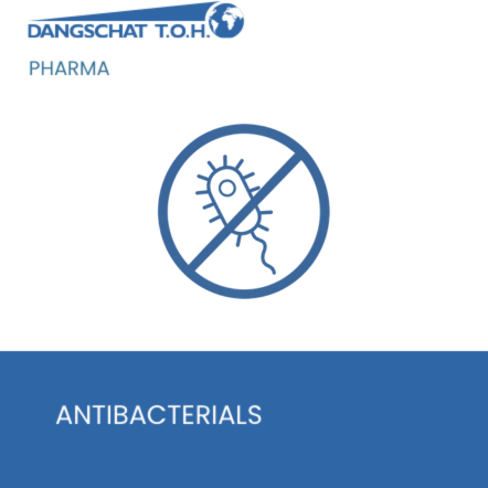 Antibacterial active pharmaceutical ingredients for pharmaceutical formulations and applications