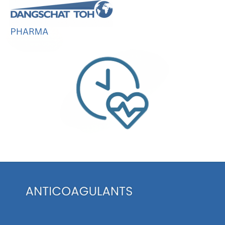 Anticoagulant active pharmaceutical ingredients for blood flow and cardiovascular formulations