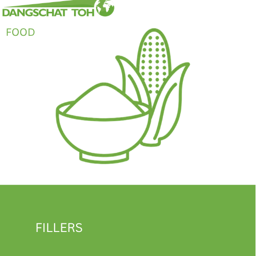 Food fillers and functional ingredients for food and supplement formulations
