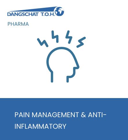 Pain management and anti-inflammatory active pharmaceutical ingredients from Dangschat T.O.H. for pain relief and inflammation control