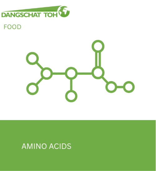 Amino acid raw materials for food supplements, nutrition and performance applications